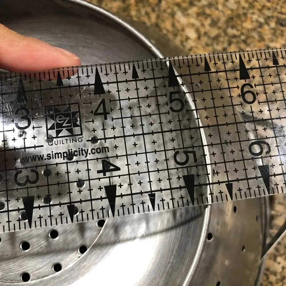 VTG STAINLESS STEEL METAL STRAINER WITH HANDLES MADE IN KOREA